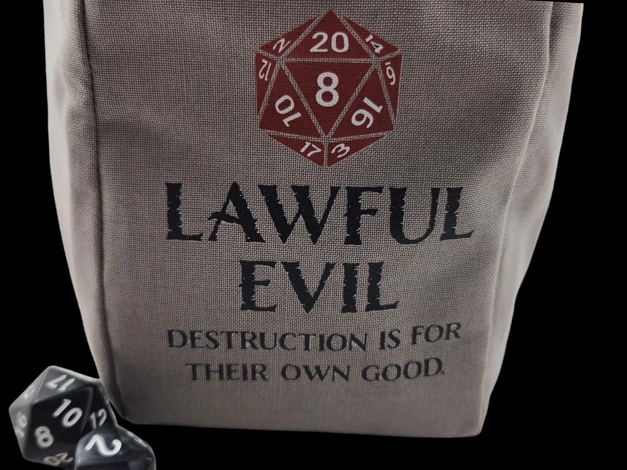 Lawful Evil Dice Bag