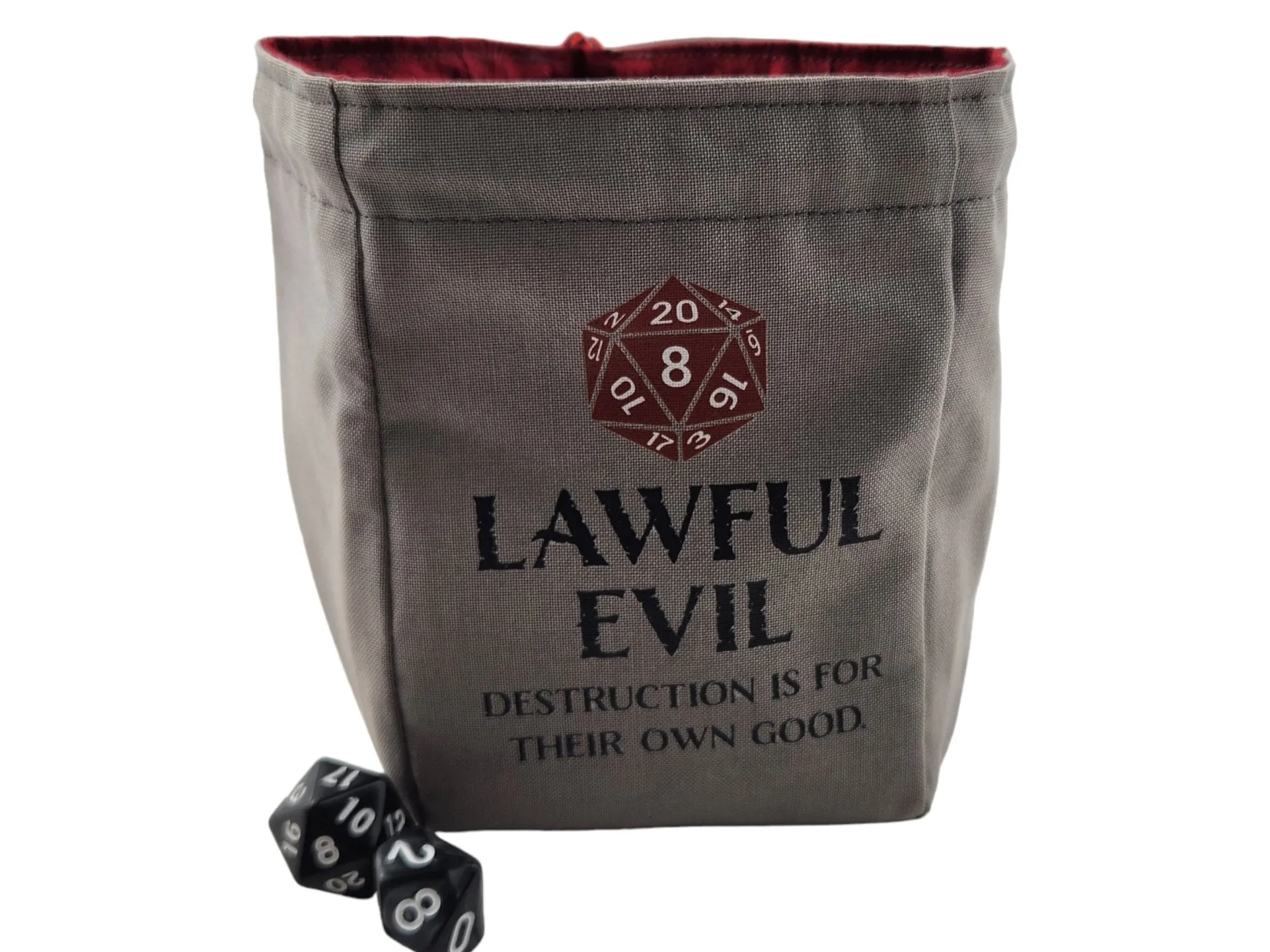 Lawful Evil Dice Bag