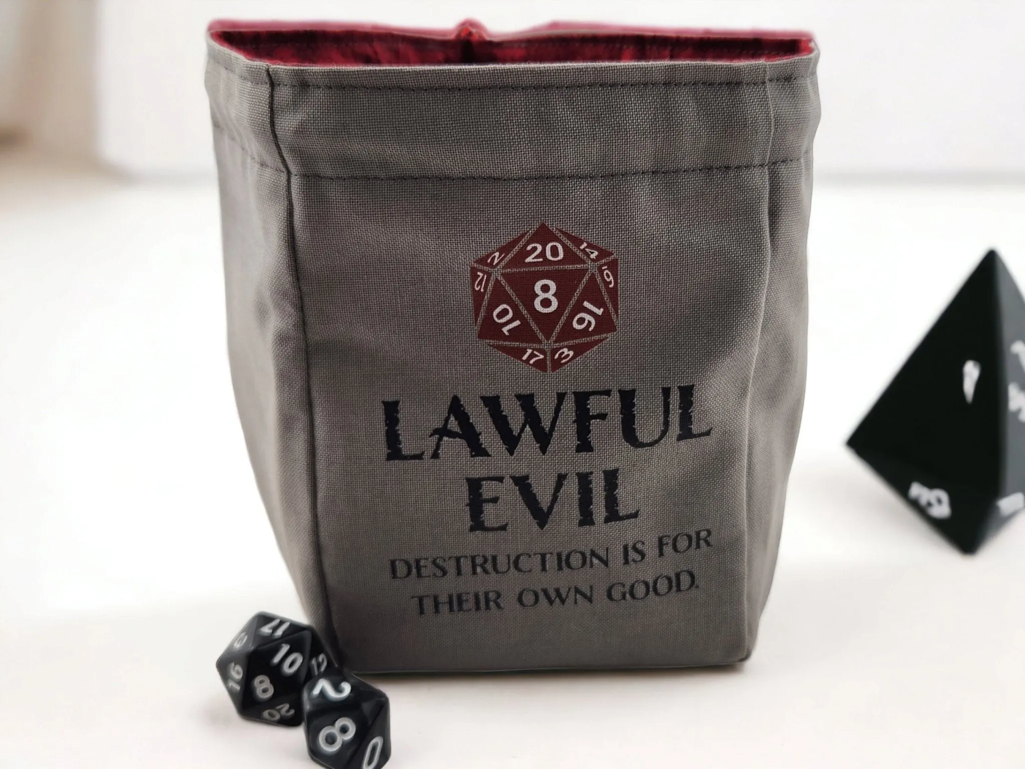 Lawful Evil Dice Bag