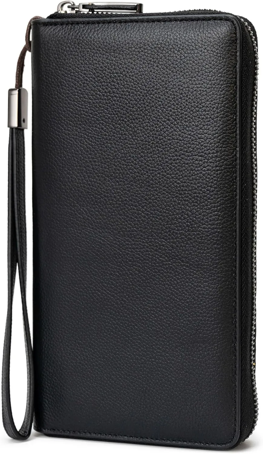 Leather Clutch for Women, RFID Blocking Wristlet Wallet