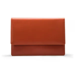 Leather Oxford A4 Portfolio Case - Light Tan