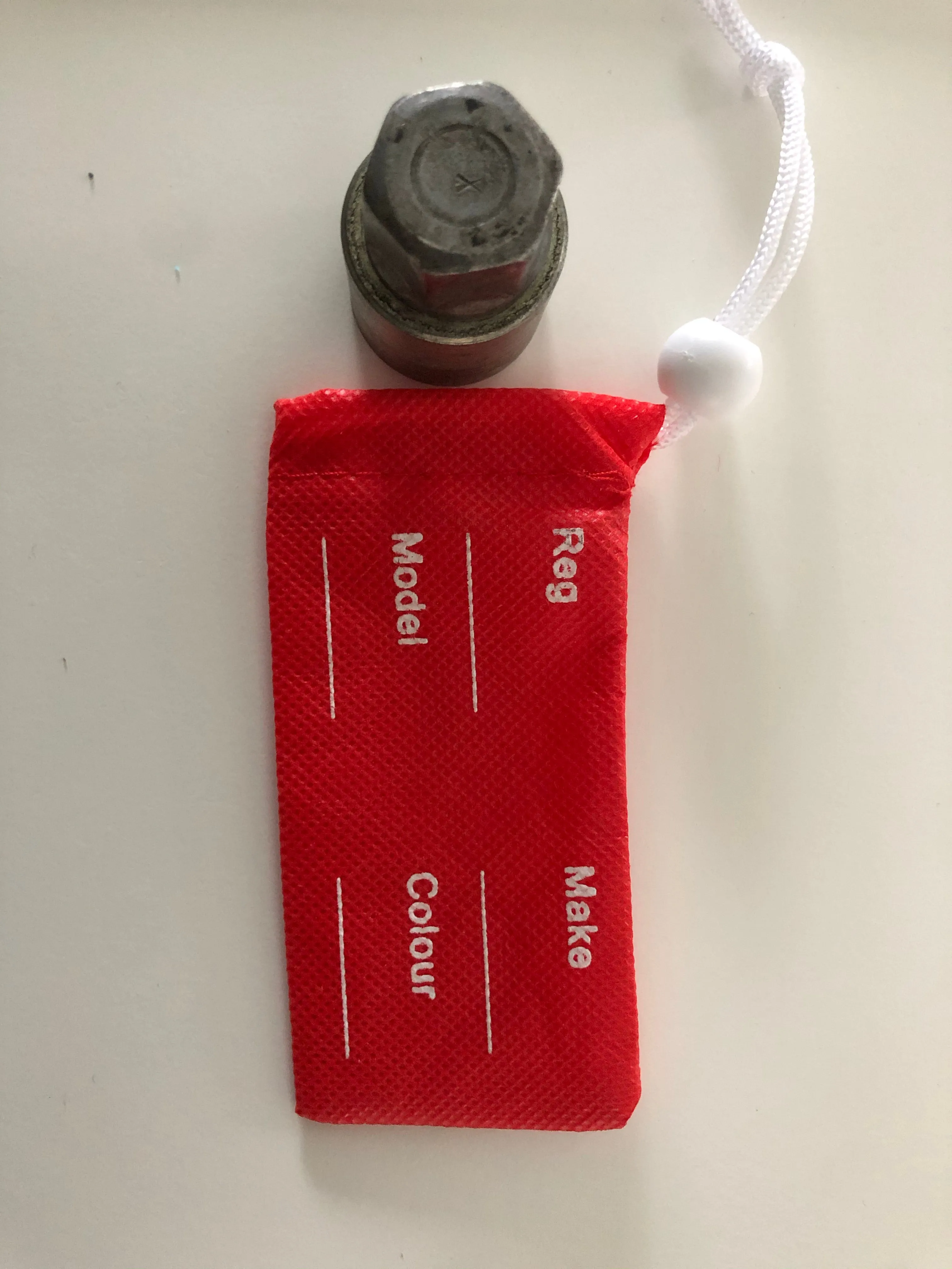 Locking Wheel Nut Bag