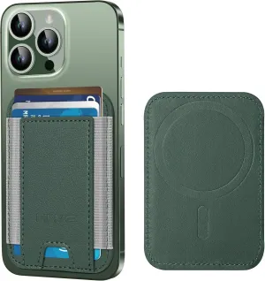 MagSafe Wallet Magnetic Card Holder for iPhone  Green
