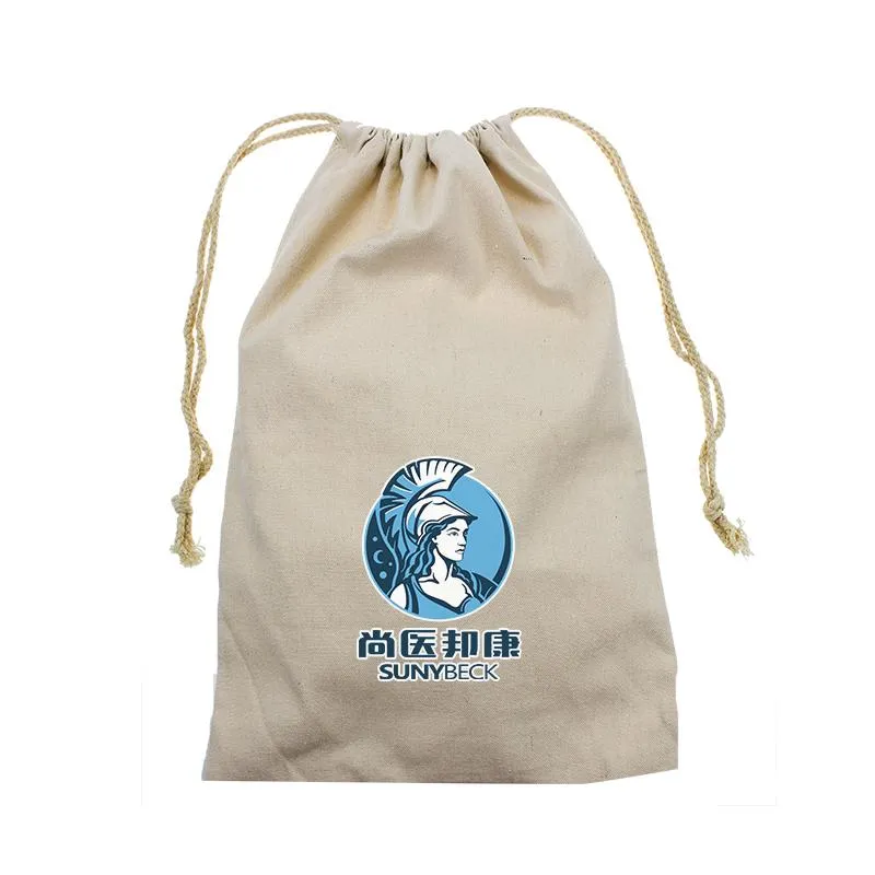 Medium Cotton Drawstring Pouch 27*41cm