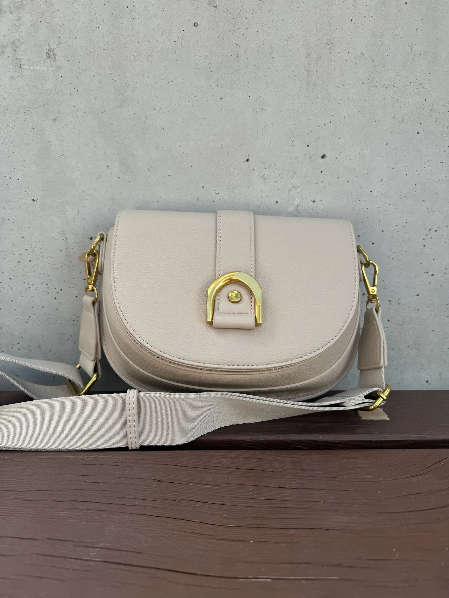 Mimi Allie Saddle Crossbody Bag
