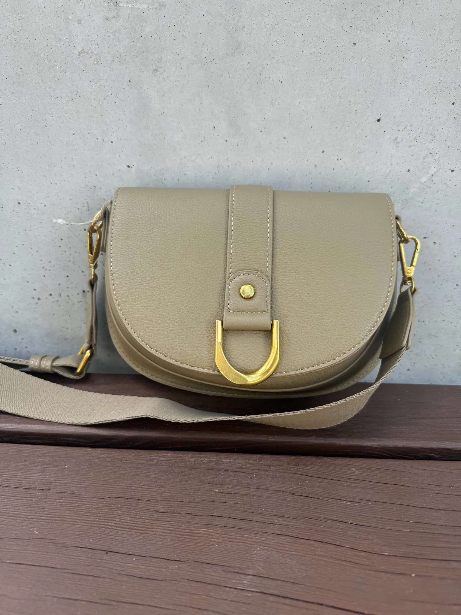Mimi Allie Saddle Crossbody Bag