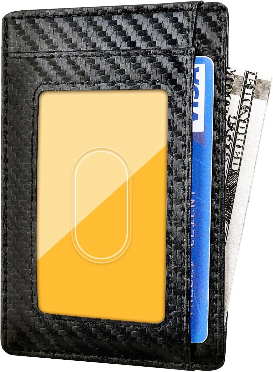 Minimalist Slim Wallet RFID Blocking Carbon Fiber wallet