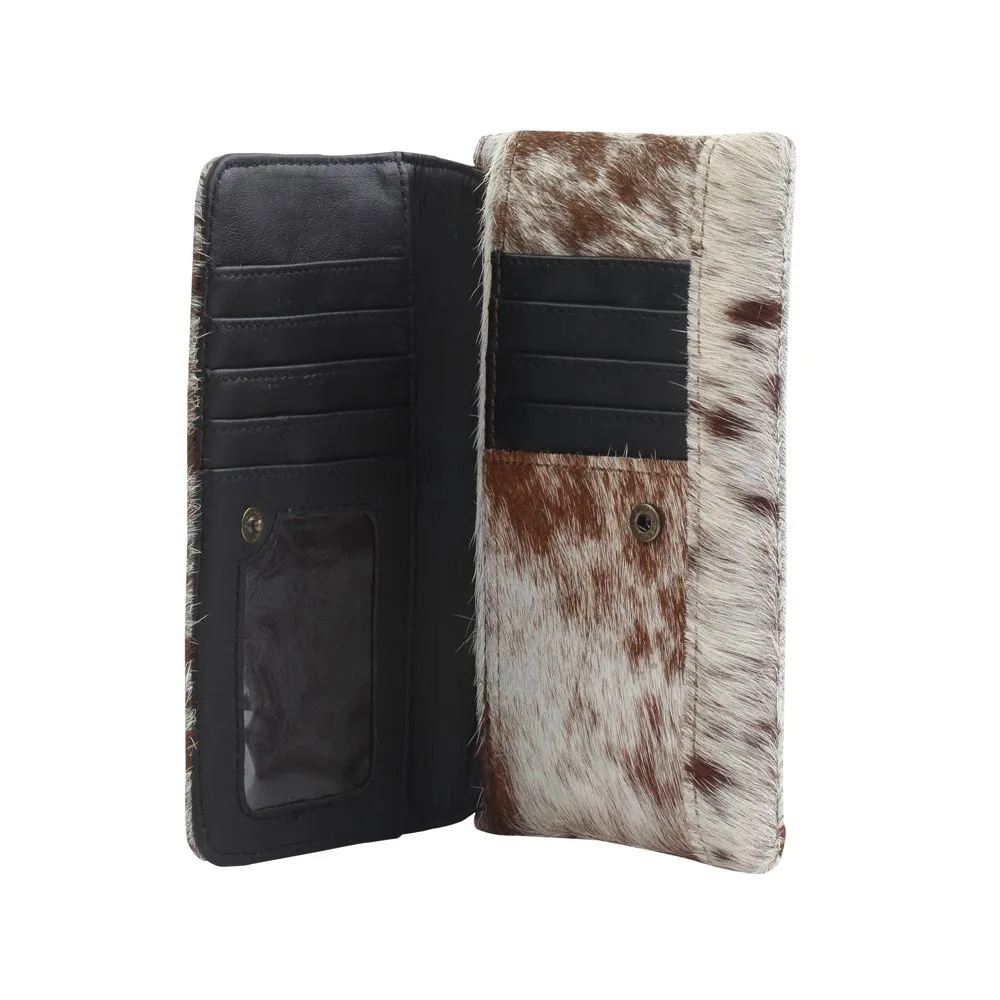 Myra Bag Wildfire Leather & Hair-on Hyde Wallet