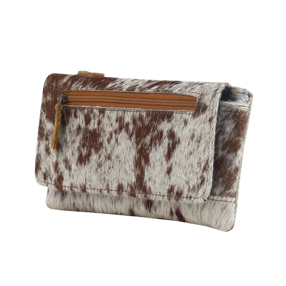 Myra Bag Wildfire Leather & Hair-on Hyde Wallet