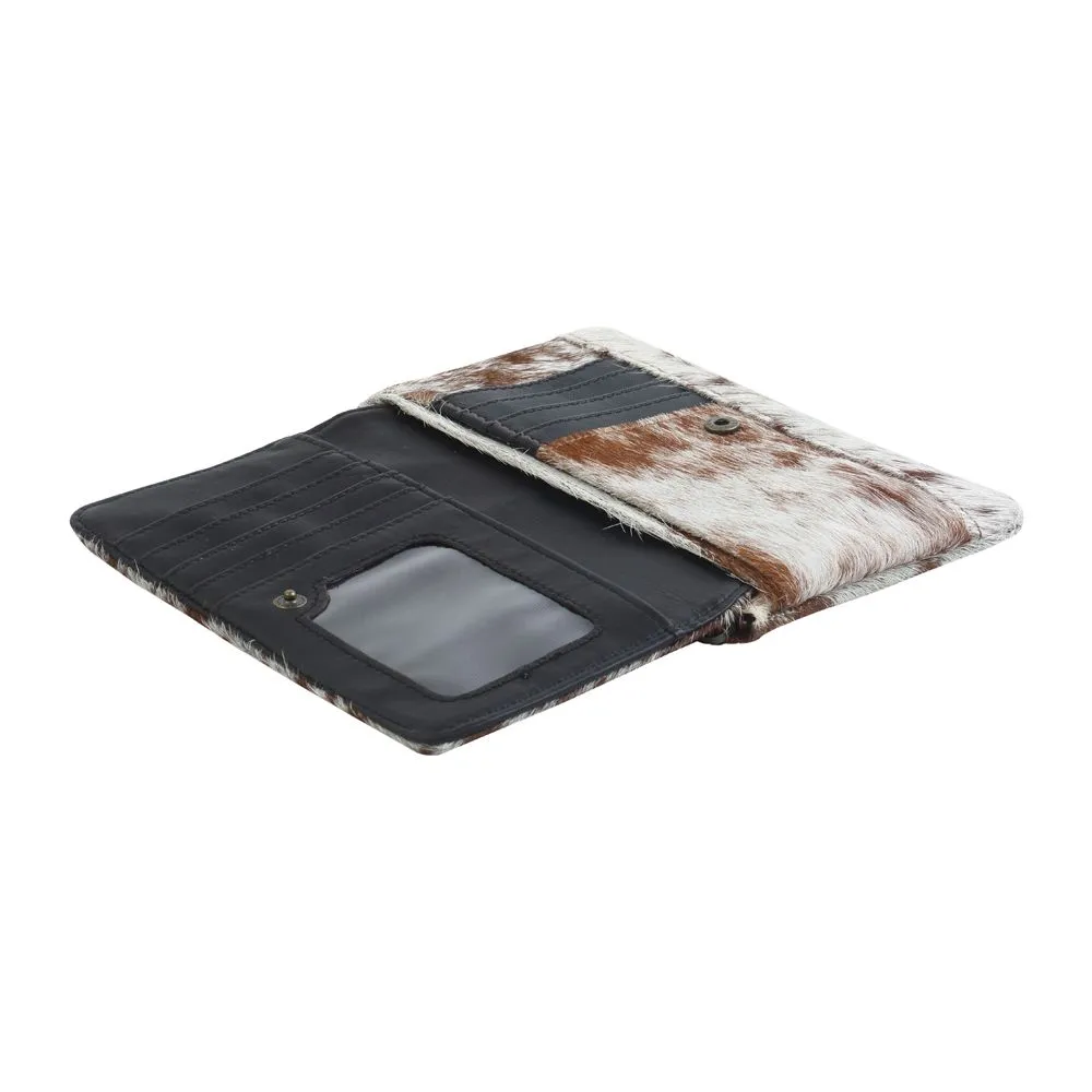 Myra Bag Wildfire Leather & Hair-on Hyde Wallet
