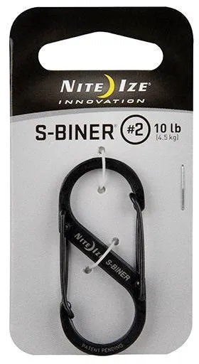 Nite Ize #2 S-Biner Stainless Steel Carabiner - 10 lb. Rating
