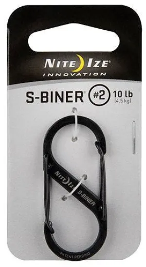 Nite Ize #2 S-Biner Stainless Steel Carabiner - 10 lb. Rating