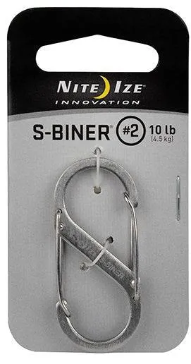 Nite Ize #2 S-Biner Stainless Steel Carabiner - 10 lb. Rating