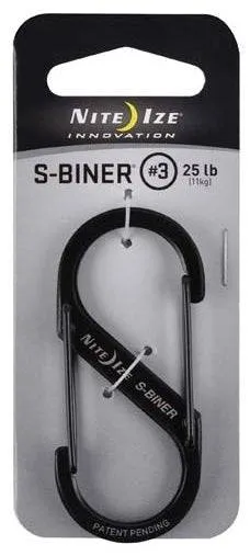 Nite Ize #3 S-Biner Stainless Steel Carabiner - 25 lb. Rating