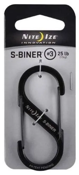 Nite Ize #3 S-Biner Stainless Steel Carabiner - 25 lb. Rating