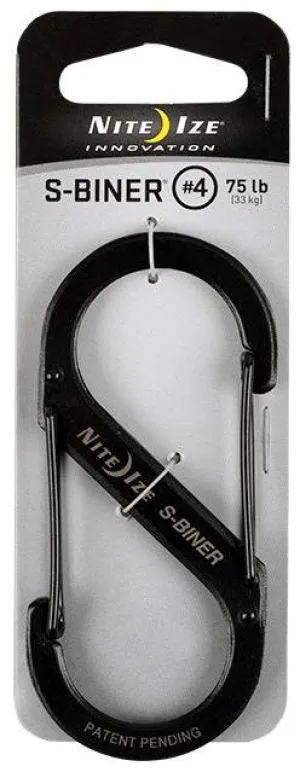 Nite Ize #4 S-Biner Stainless Steel Carabiner - 75 lb. Rating