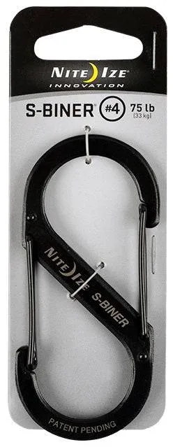 Nite Ize #4 S-Biner Stainless Steel Carabiner - 75 lb. Rating