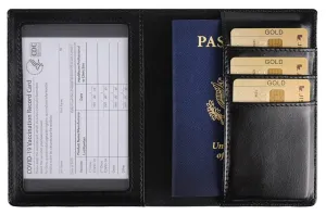 Passport Wallet w/ Vaccine Card Holder