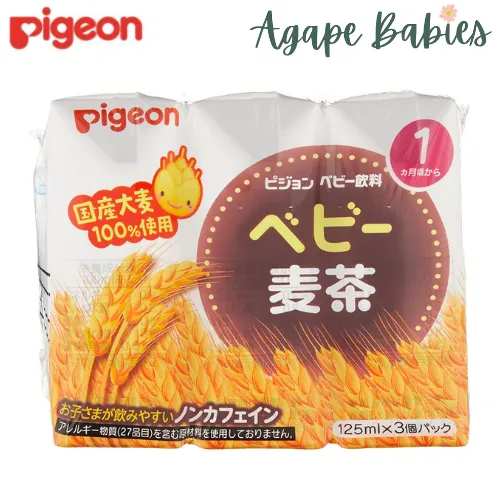 Pigeon Baby Barley Tea 125ML X 3 Exp: 08/25