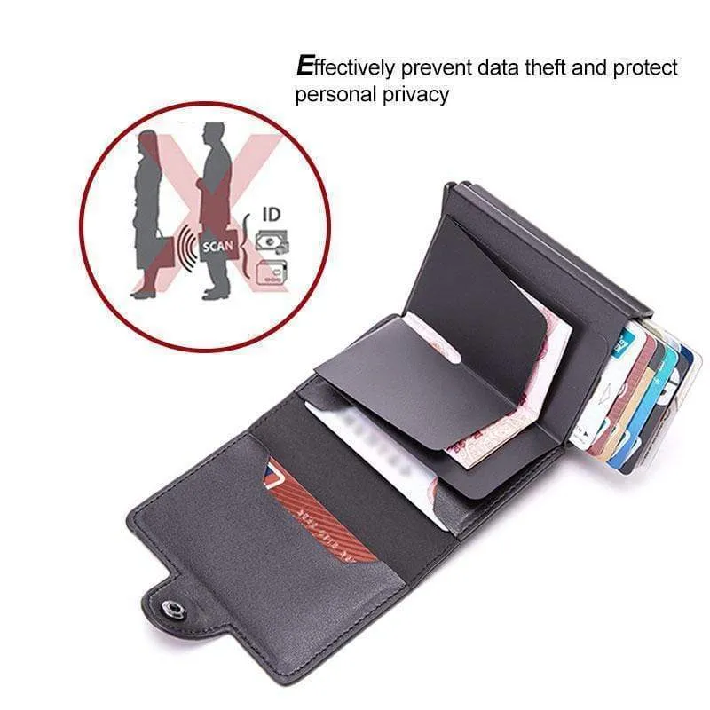 RFID Blocking Vintage Business Wallet