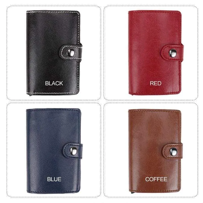 RFID Blocking Vintage Business Wallet
