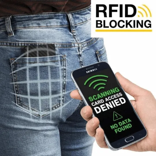 RFID Blocking Vintage Business Wallet