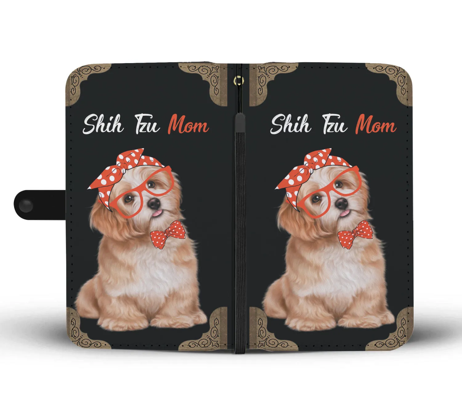 SHIH TZU MOM Classy Shih Tzu Phone Wallet Case