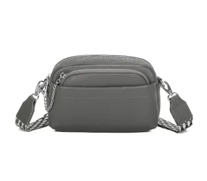 Sophia Grey Crossbody Bag