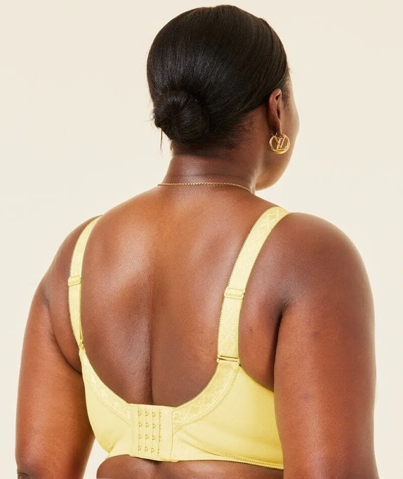 Sugar Candy Fuller Bust Seamless F-Hh Cup Wire-Free Lounge Bra - Lemon