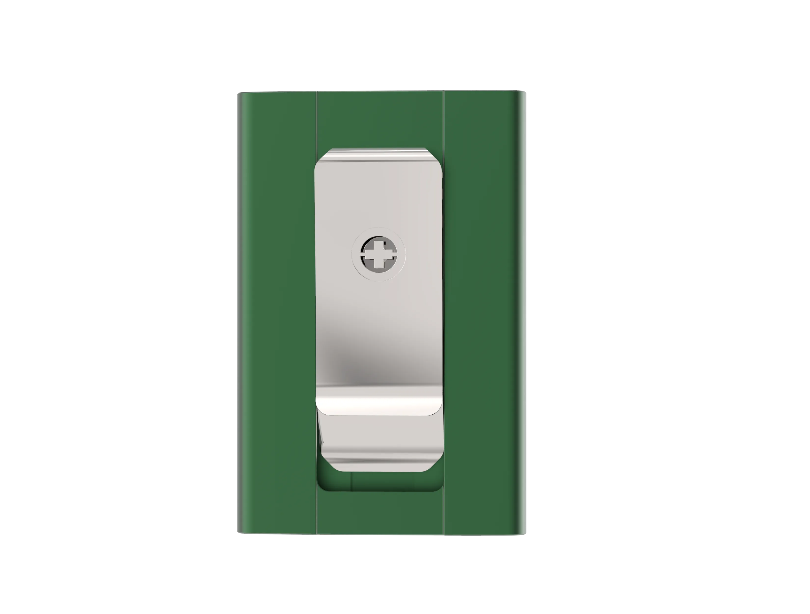 SWISS WALLET ORIGINAL, cardholder with moneyclip, green