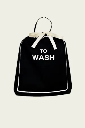 To Wash Laundry Bag in Black