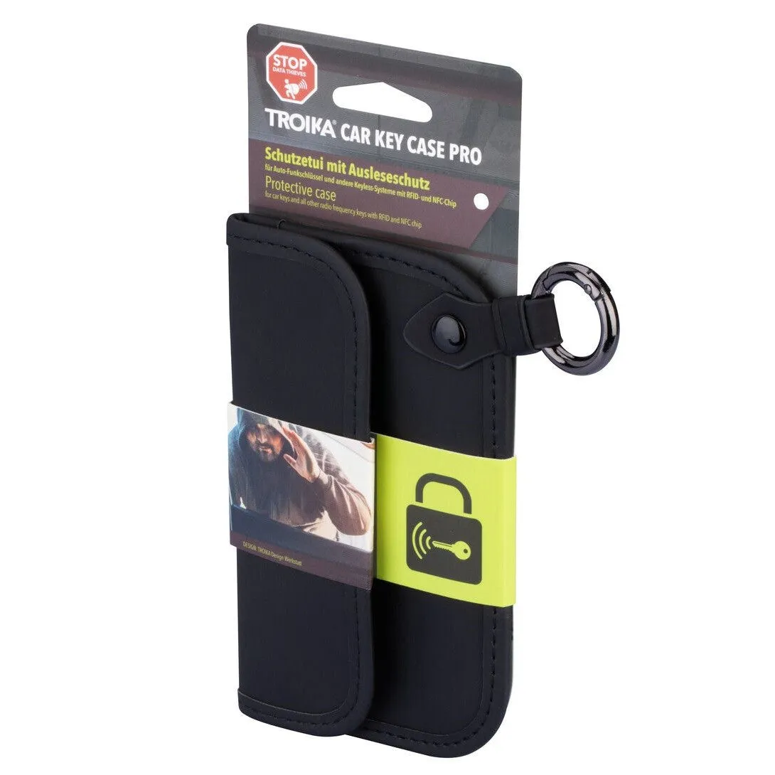 TROIKA Car Key Signal Blocker Case: RFID Blocking Pouch for Start Button Keyless Cars