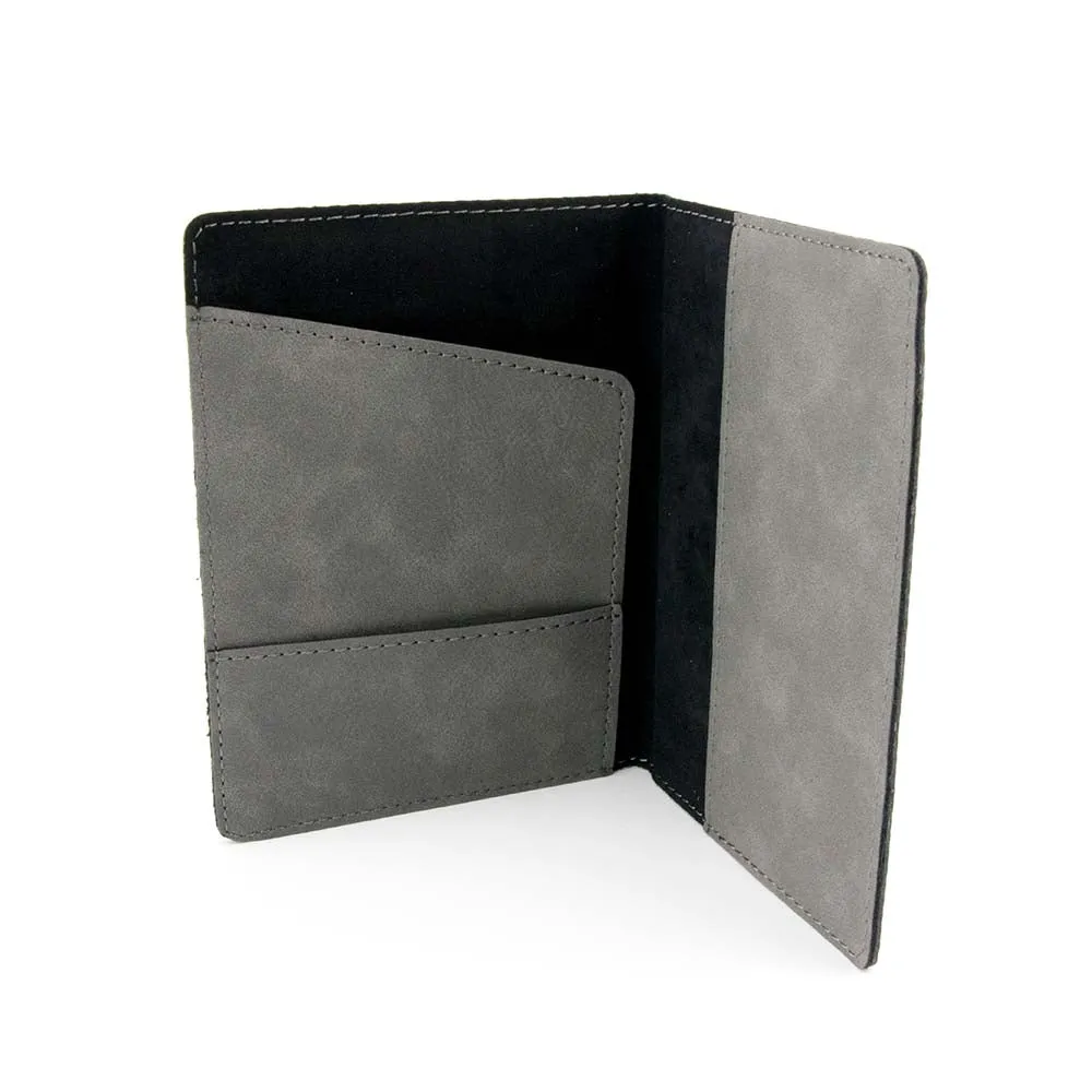 TROIKA Passport Cover & Card Case RFID PASSPORT SAFE - Grey