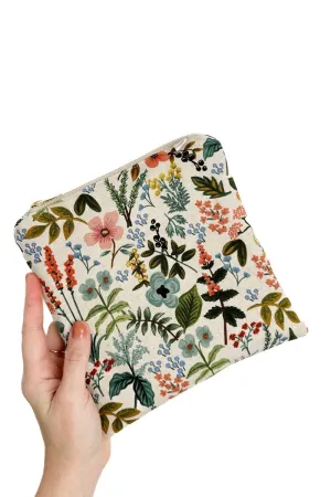 Wildflower Canvas Small Wet Bag